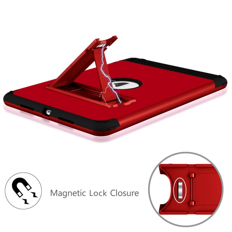 3 in 1 Honeycomb Silicone + PC Shockproof Protective Case with Holder For iPad Pro 10.5 inch