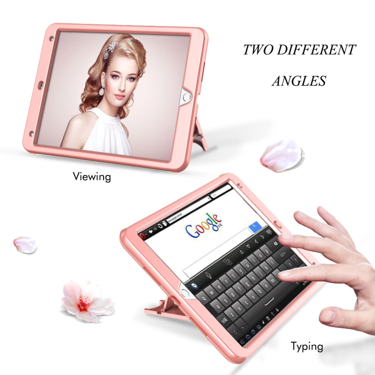 3 in 1 Honeycomb Silicone + PC Shockproof Protective Case with Holder For iPad Pro 10.5 inch