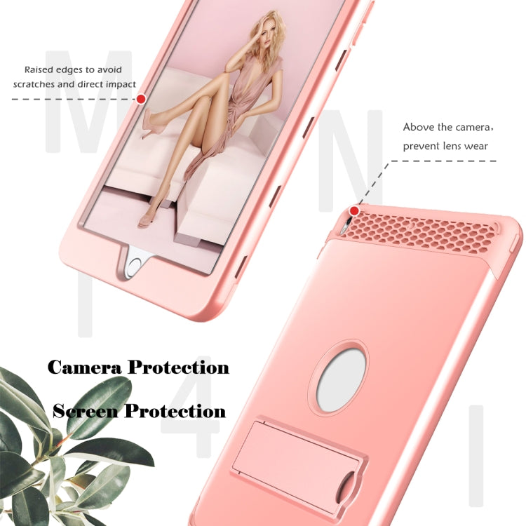 3 in 1 Honeycomb Silicone + PC Shockproof Protective Case with Holder For iPad Pro 10.5 inch