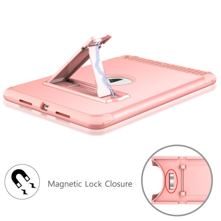 3 in 1 Honeycomb Silicone + PC Shockproof Protective Case with Holder For iPad Pro 10.5 inch