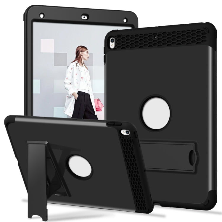 3 in 1 Honeycomb Silicone + PC Shockproof Protective Case with Holder For iPad Pro 10.5 inch