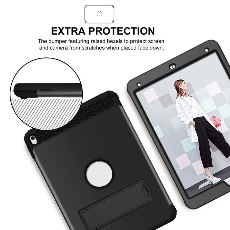 3 in 1 Honeycomb Silicone + PC Shockproof Protective Case with Holder For iPad Pro 10.5 inch