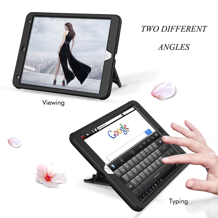 3 in 1 Honeycomb Silicone + PC Shockproof Protective Case with Holder For iPad Pro 10.5 inch