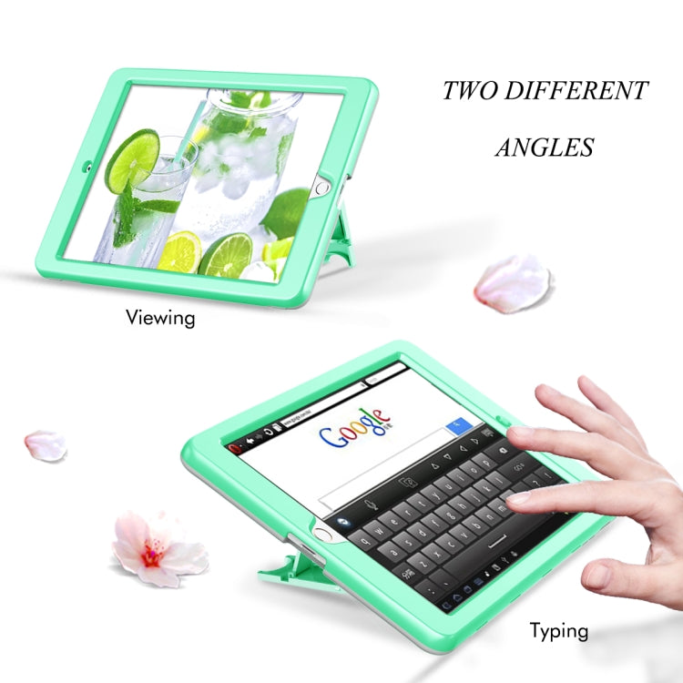 3 in 1 Honeycomb Silicone + PC Shockproof Protective Case with Holder For iPad 4 / 3 / 2