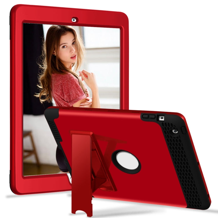 3 in 1 Honeycomb Silicone + PC Shockproof Protective Case with Holder For iPad 4 / 3 / 2