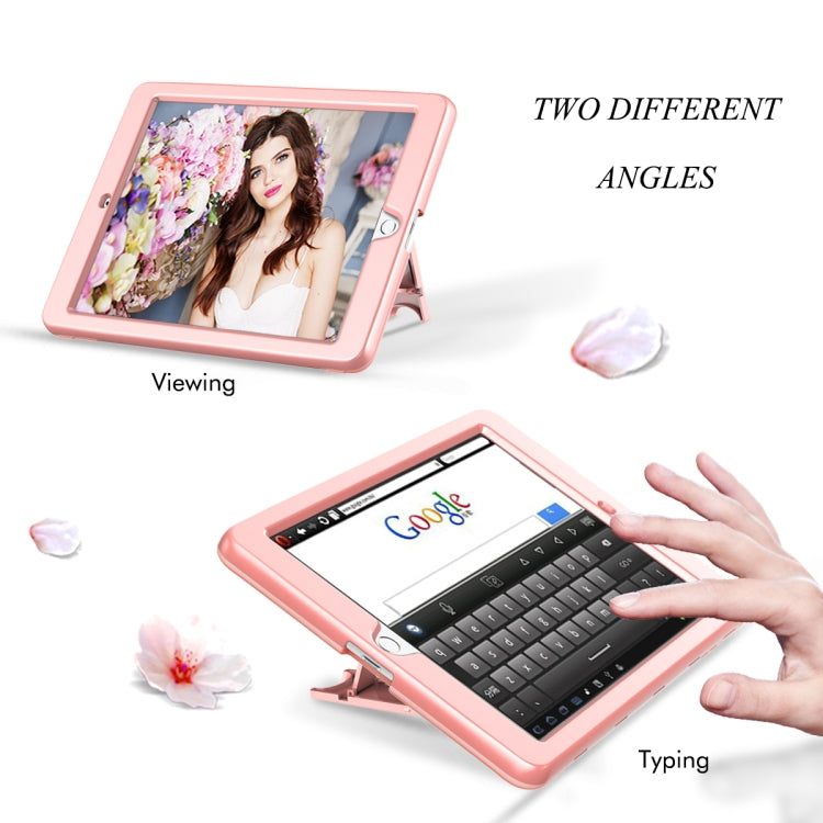3 in 1 Honeycomb Silicone + PC Shockproof Protective Case with Holder For iPad 4 / 3 / 2
