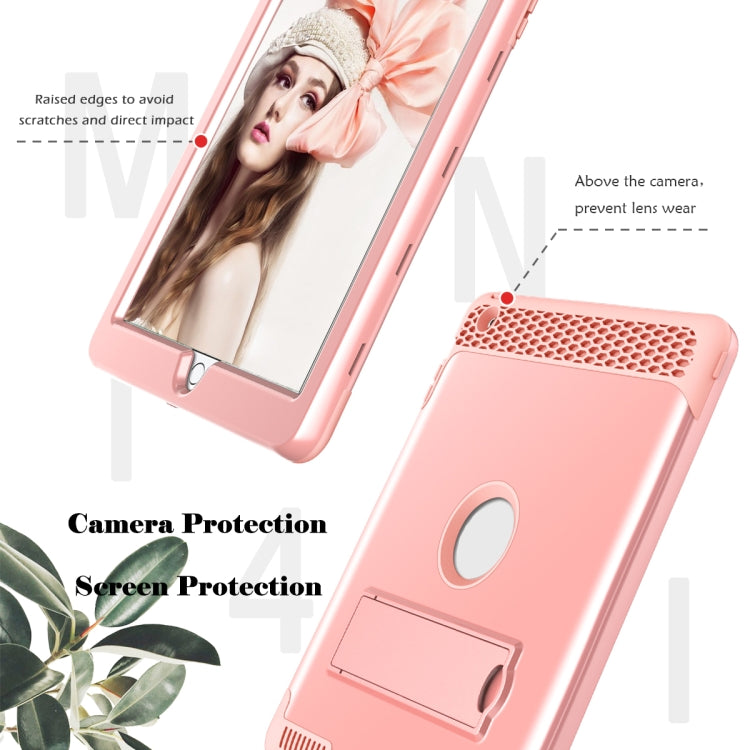 3 in 1 Honeycomb Silicone + PC Shockproof Protective Case with Holder For iPad 4 / 3 / 2
