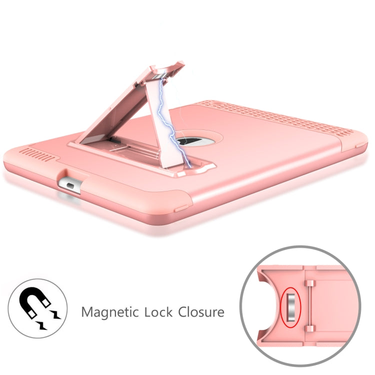 3 in 1 Honeycomb Silicone + PC Shockproof Protective Case with Holder For iPad 4 / 3 / 2