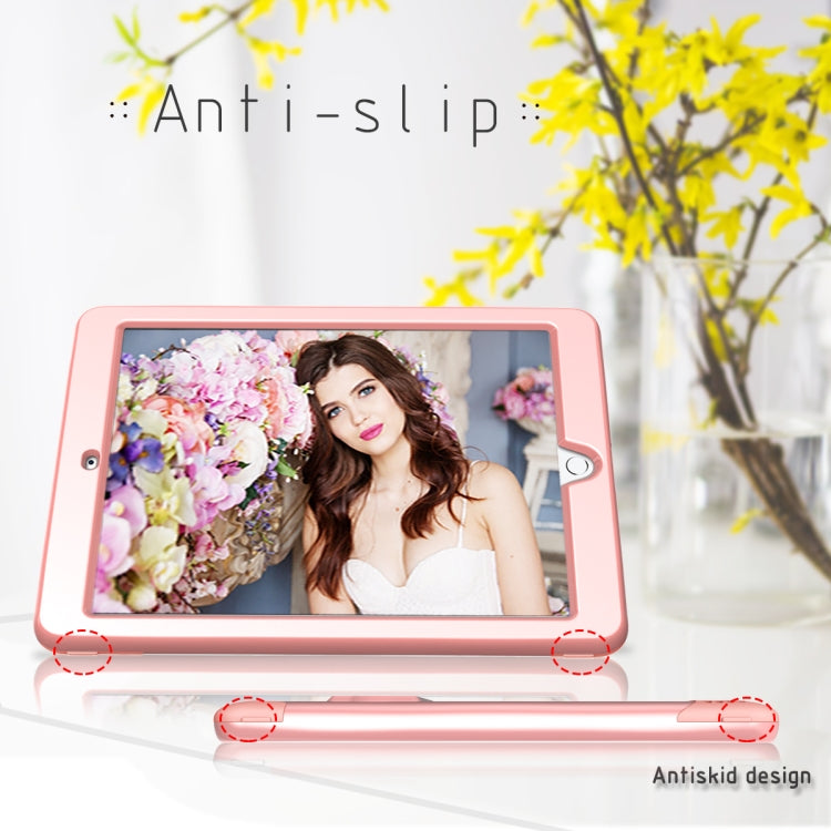 3 in 1 Honeycomb Silicone + PC Shockproof Protective Case with Holder For iPad 4 / 3 / 2