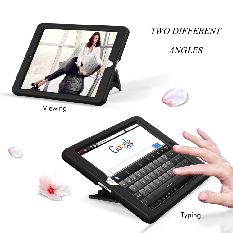 3 in 1 Honeycomb Silicone + PC Shockproof Protective Case with Holder For iPad 4 / 3 / 2