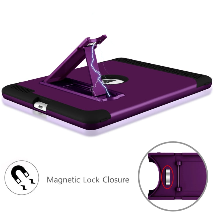 3 in 1 Honeycomb Silicone + PC Shockproof Protective Case with Holder For iPad 4 / 3 / 2