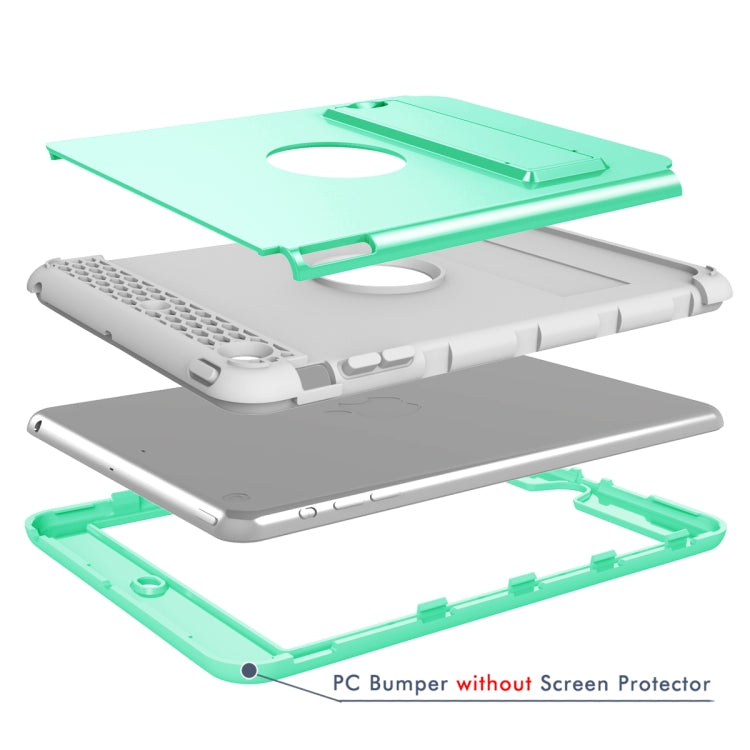 3 in 1 Honeycomb Silicone + PC Shockproof Protective Case with Holder For iPad mini 3 / 2 / 1