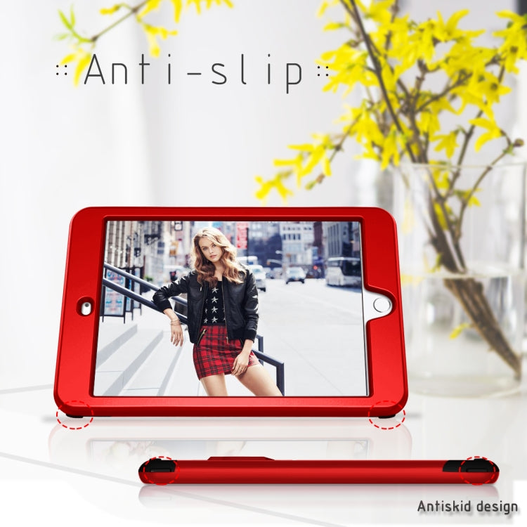 3 in 1 Honeycomb Silicone + PC Shockproof Protective Case with Holder For iPad mini 3 / 2 / 1