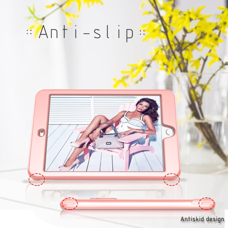 3 in 1 Honeycomb Silicone + PC Shockproof Protective Case with Holder For iPad mini 3 / 2 / 1