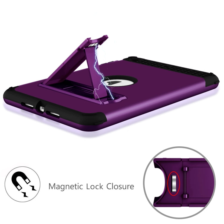 3 in 1 Honeycomb Silicone + PC Shockproof Protective Case with Holder For iPad mini 3 / 2 / 1