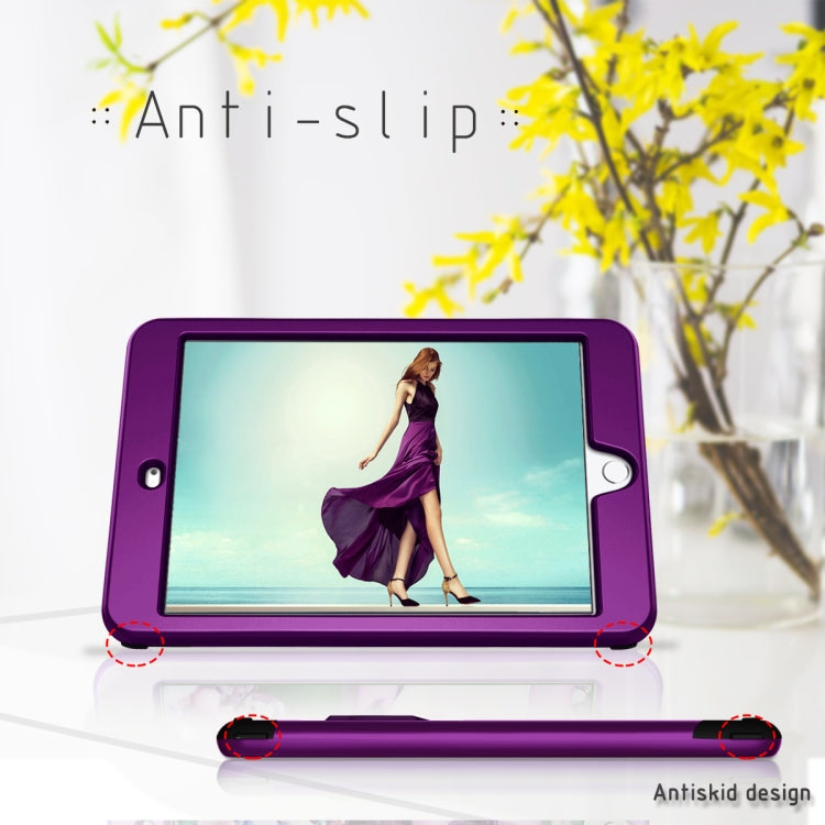3 in 1 Honeycomb Silicone + PC Shockproof Protective Case with Holder For iPad mini 3 / 2 / 1