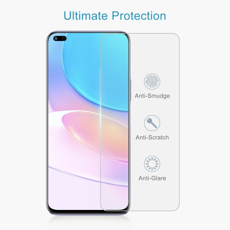 For Huawei nova 8i 50 PCS 0.26mm 9H 2.5D Tempered Glass Film