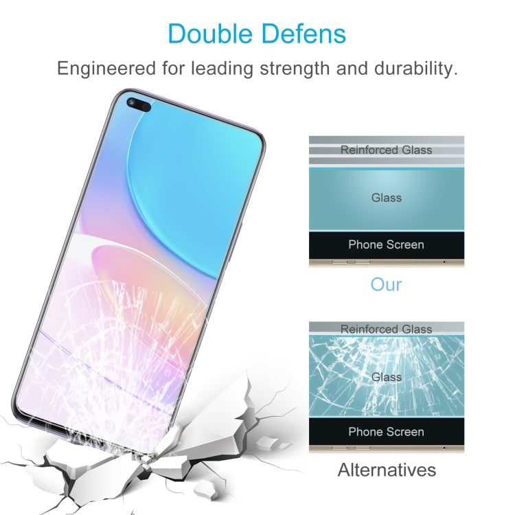 For Huawei nova 8i 50 PCS 0.26mm 9H 2.5D Tempered Glass Film