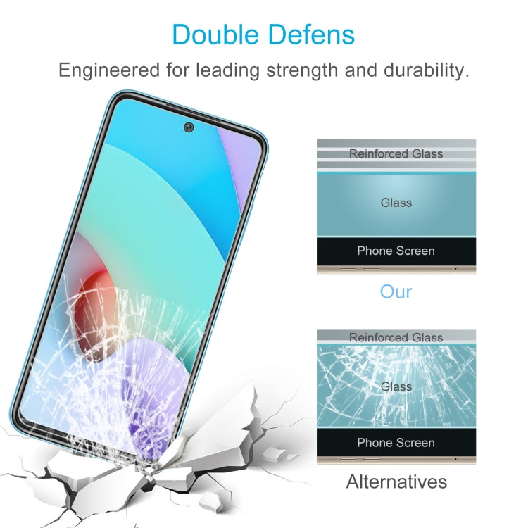 For Xiaomi Redmi 10 / 10 2022 / Redmi 10 Prime 2022 50 PCS 0.26mm 9H 2.5D Tempered Glass Film