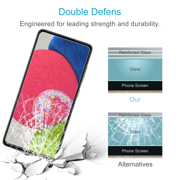 For Samsung Galaxy A52s 5G / A23s 50 PCS 0.26mm 9H 2.5D Tempered Glass Film