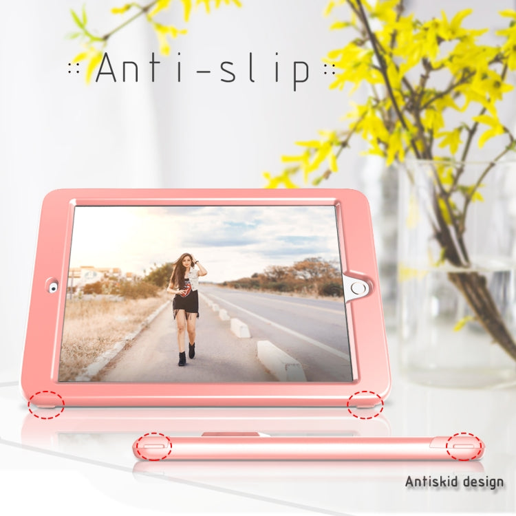 3 in 1 Honeycomb Silicone + PC Shockproof Protective Case with Holder For iPad 9.7 2018 / 2017