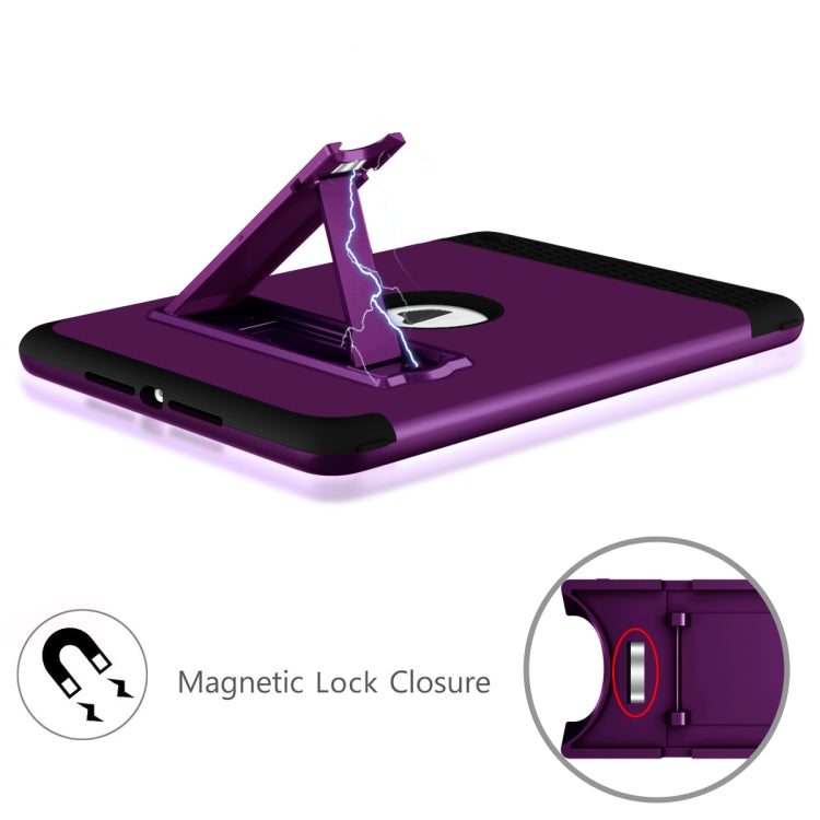 3 in 1 Honeycomb Silicone + PC Shockproof Protective Case with Holder For iPad 9.7 2018 / 2017