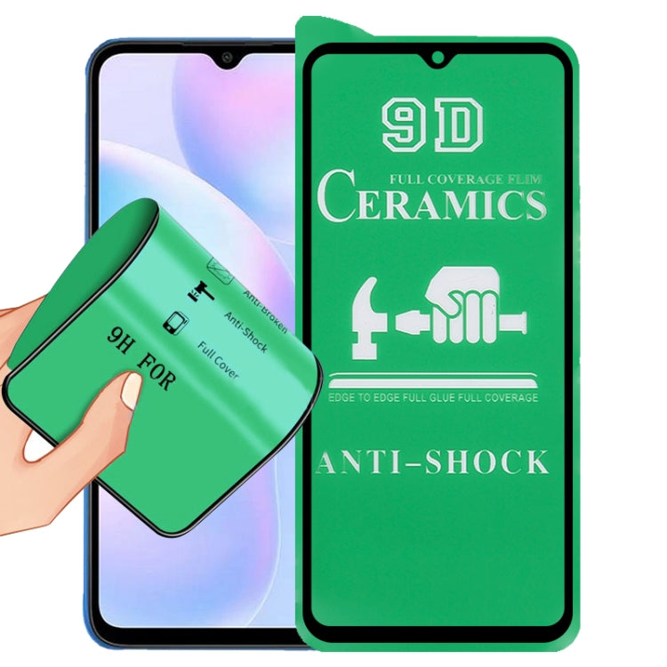 For Xiaomi Redmi 10A / 9A / 9A Sport / 9C / 9C NFC / Poco C31 / 9 Acitv 9D Full Screen Full Glue Ceramic Film