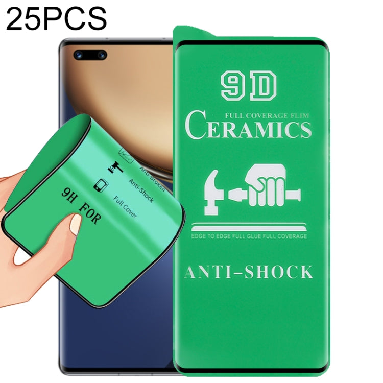 For Honor Magic3 / Pro / Pro+ / Magic3 Ultimate 25 PCS 9D Full Screen Full Glue Ceramic Film