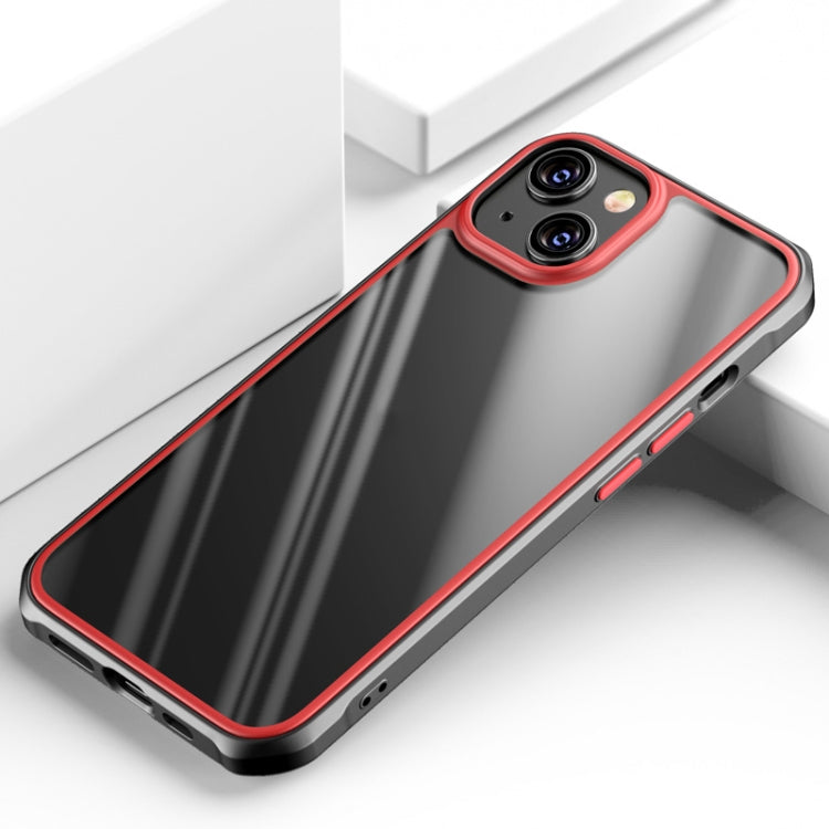 For iPhone 13 Beautiful Color TPU + Clear PC Four-corner All-inclusive Shockproof Case