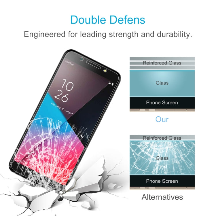 For Vodafone Smart N9 Lite 0.26mm 9H 2.5D Tempered Glass Film