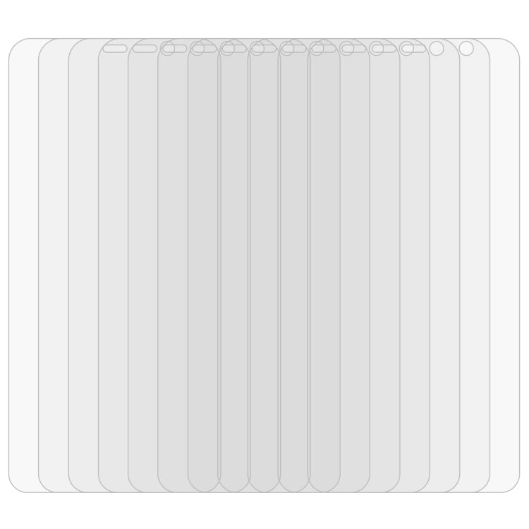 For Vodafone Smart E11 50 PCS 0.26mm 9H 2.5D Tempered Glass Film