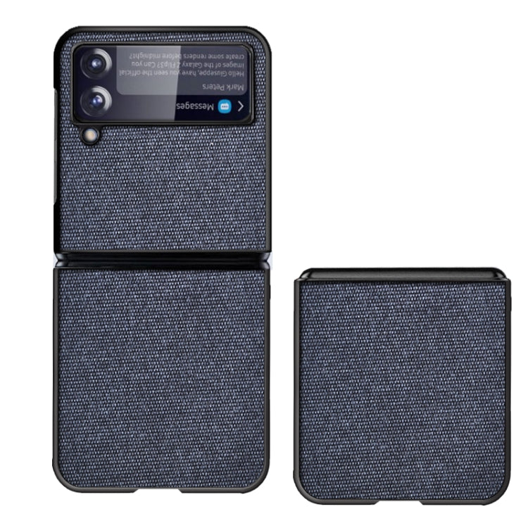 For Samsung Galaxy Z Flip3 5G Sea Sand Cloth Texture Shockproof PC+ TPU Protective Case
