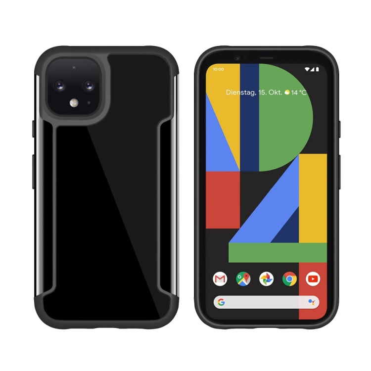 For Google Pixel 4 Iron Man Series Metal PC + TPU Protective Case