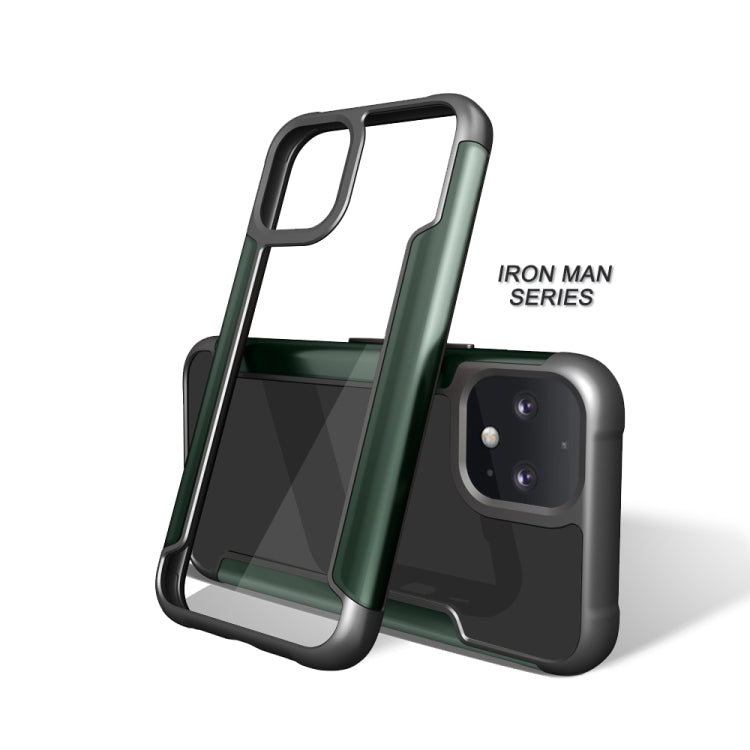 For Google Pixel 4 Iron Man Series Metal PC + TPU Protective Case