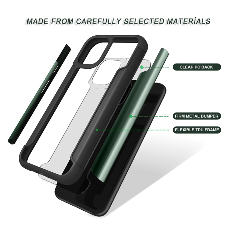 For Google Pixel 4 XL Iron Man Series Metal PC + TPU Protective Case