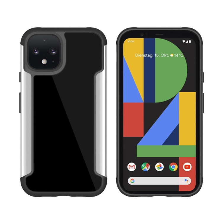 For Google Pixel 4 XL Iron Man Series Metal PC + TPU Protective Case