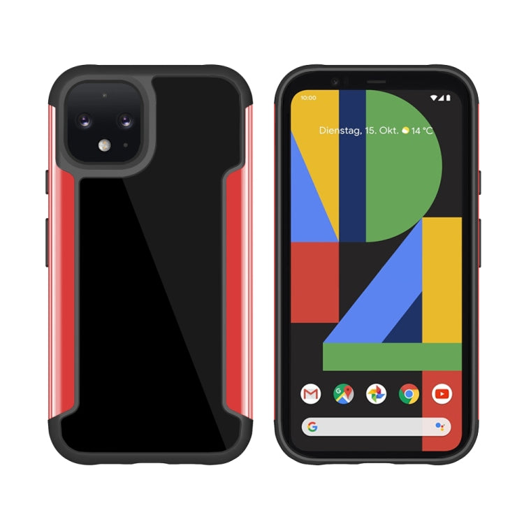 For Google Pixel 4 XL Iron Man Series Metal PC + TPU Protective Case