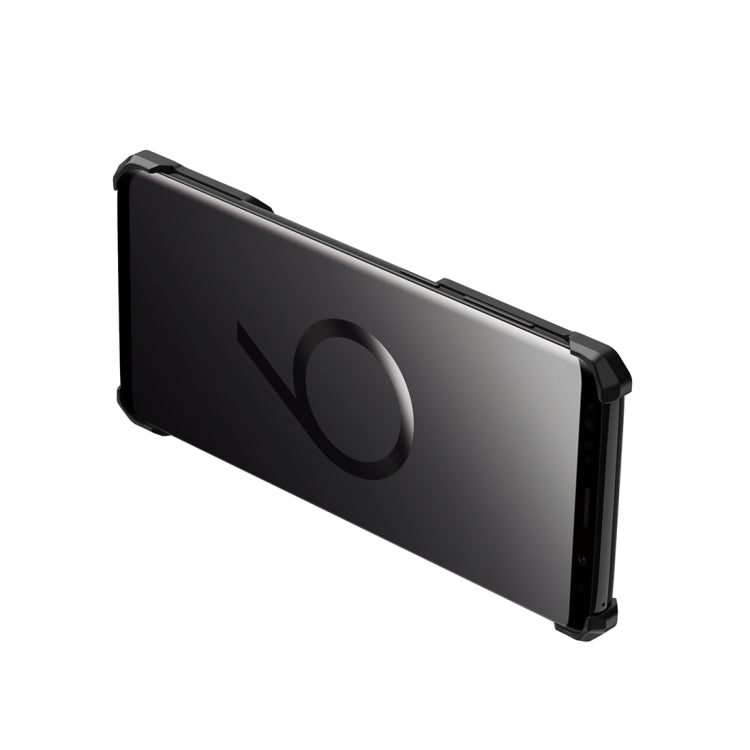 For Galaxy S9 / S9+ Hero Series Anti-fall Wear-resistant Metal Protective Case with Bracket