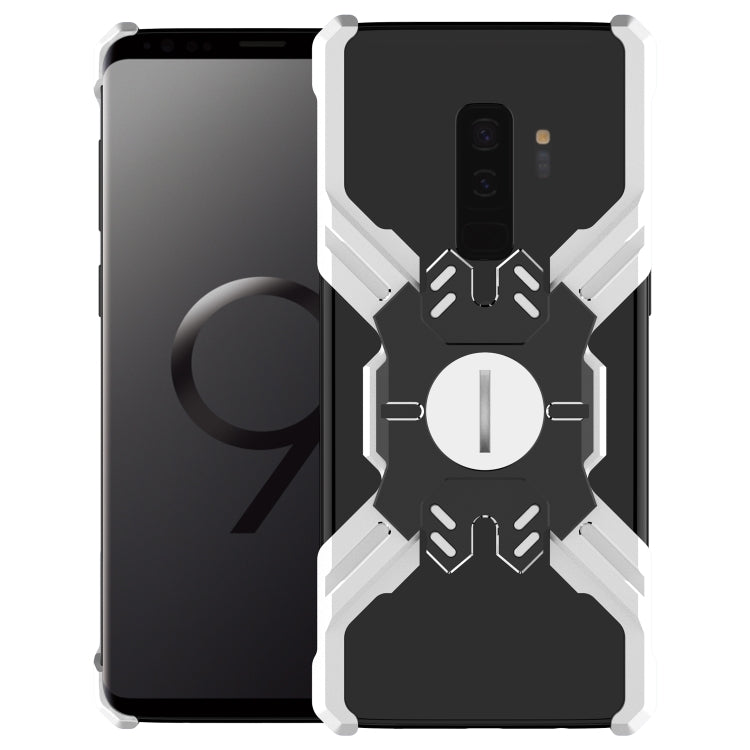 For Galaxy S9 / S9+ Hero Series Anti-fall Wear-resistant Metal Protective Case with Bracket