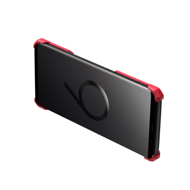 For Galaxy S9 / S9+ Hero Series Anti-fall Wear-resistant Metal Protective Case with Bracket