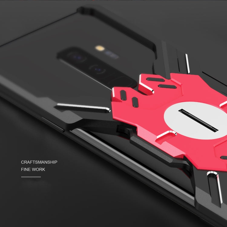 For Galaxy S9 / S9+ Hero Series Anti-fall Wear-resistant Metal Protective Case with Bracket