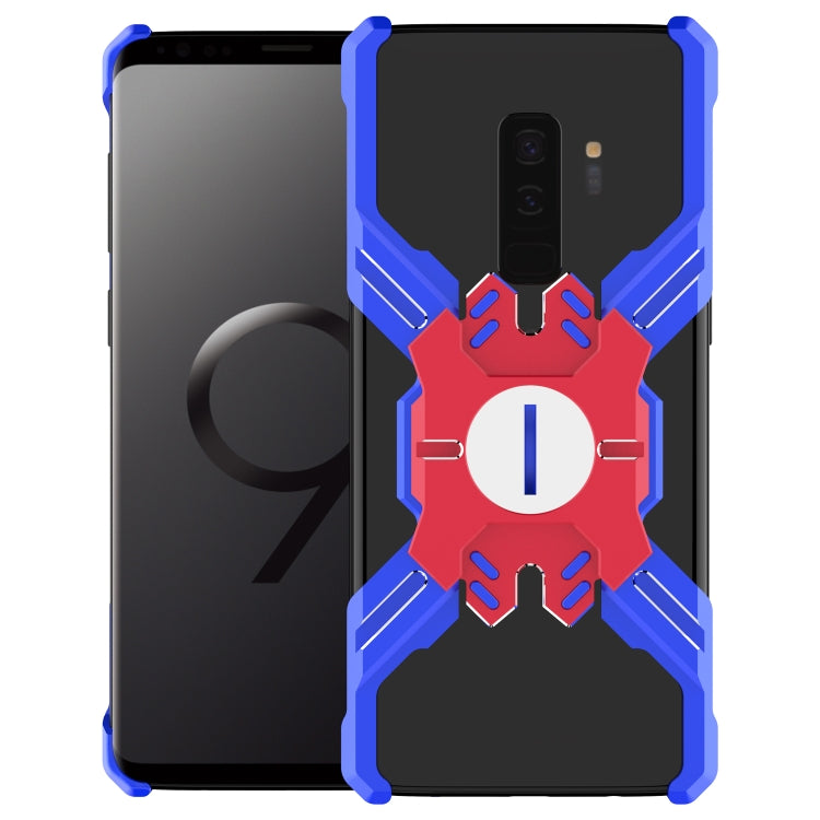 For Galaxy S9 / S9+ Hero Series Anti-fall Wear-resistant Metal Protective Case with Bracket