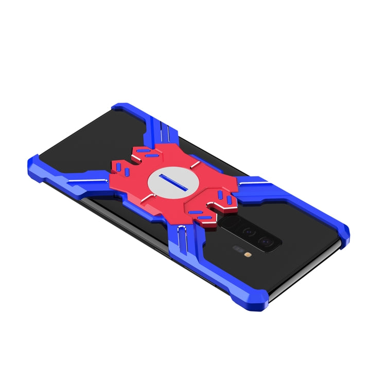 For Galaxy S9 / S9+ Hero Series Anti-fall Wear-resistant Metal Protective Case with Bracket