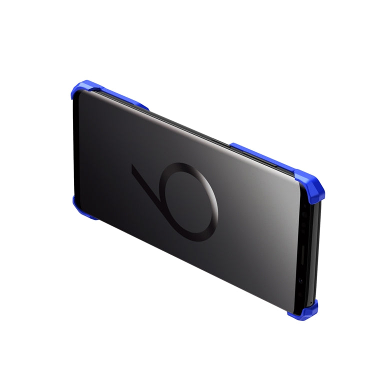For Galaxy S9 / S9+ Hero Series Anti-fall Wear-resistant Metal Protective Case with Bracket