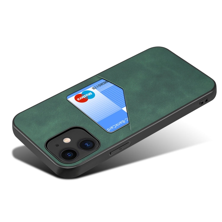 For iPhone 12 / 12 Pro Skin Feel PU + TPU Protective Case with Card Slot