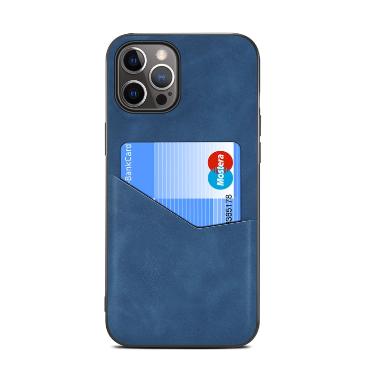 For iPhone 12 Pro Max Skin Feel PU + TPU Protective Case with Card Slot