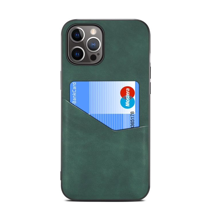 For iPhone 12 Pro Max Skin Feel PU + TPU Protective Case with Card Slot