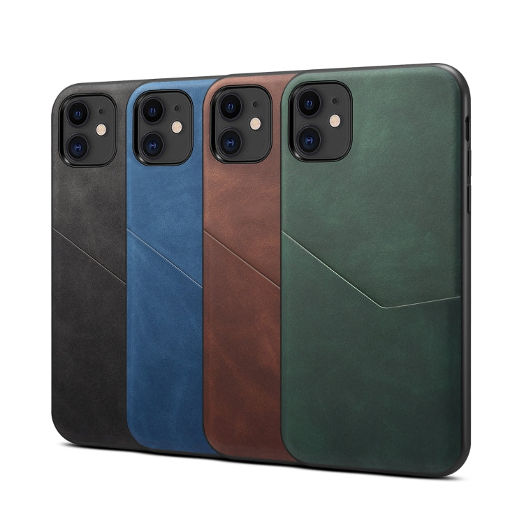 For iPhone 11 Skin Feel PU + TPU Protective Case with Card Slot
