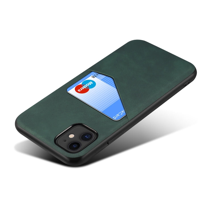 For iPhone 11 Skin Feel PU + TPU Protective Case with Card Slot
