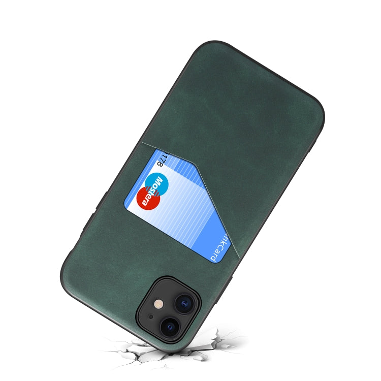 For iPhone 11 Skin Feel PU + TPU Protective Case with Card Slot